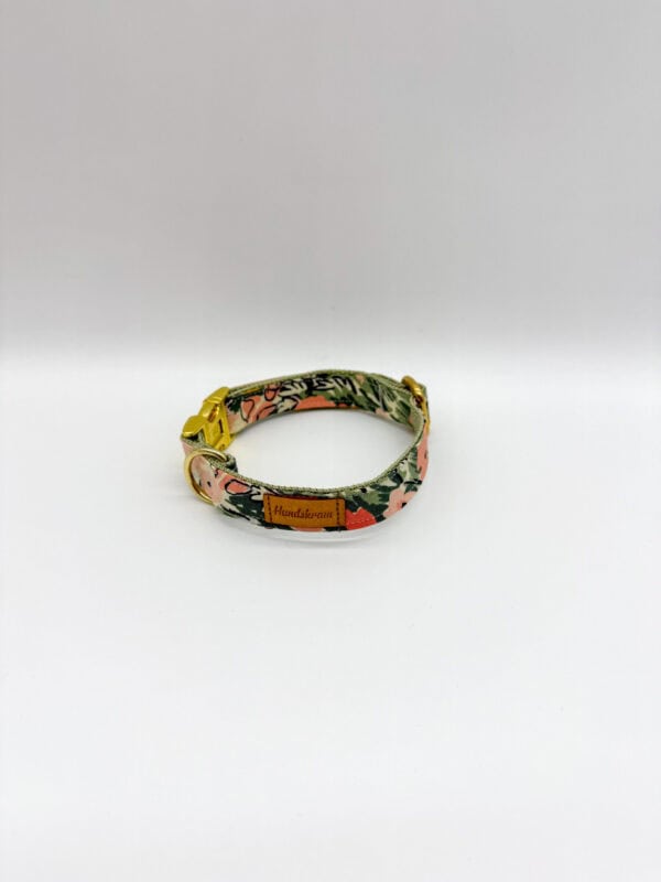 Halsband Aquarellblumen Bunt