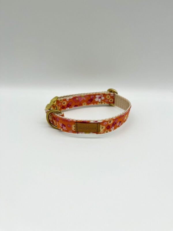 Halsband Streublumen Orange