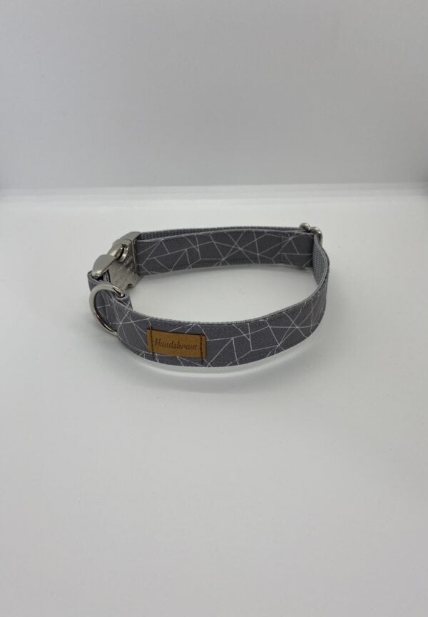 Halsband Glitzer Grau